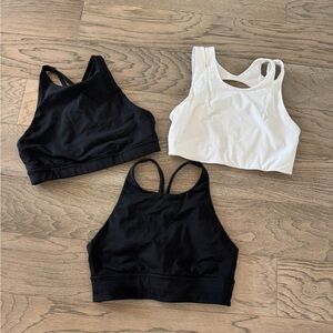 Lot 3 Lululemon Sports Bras Sz 6